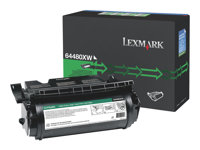 Lexmark - Ekstra høy ytelse - svart - original - tonerpatron - for Lexmark T644, T644dn, T644dtn, T644n, T644tn 64480XW