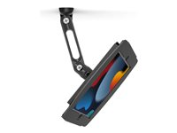 Compulocks iPad Mini 8.3" Space Enclosure Swing Wall Mount - Monteringssett (leddarm, hus, svingarm) - for nettbrett - låsbar - høyverdig aluminium - svart - skjermstørrelse: 8.3" - veggmonterbar, overflatemonterbar, skranketopp - for Apple iPad mini (6. generasjon) 827B830IPMSB