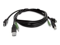 StarTech.com - Adapterkabel - HDMI, 3,5 mm telefonjakk, USB-type A hann til HDMI, 3,5 mm telefonjakk, USB Type B hann SKHDMMKVM10