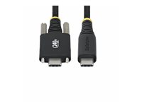 StarTech.com 10ft (3m) USB-C Charging Cable, 240W, Silicone Jacket - USB-kabel - 24 pin USB-C (hann) rett/låsende til 24 pin USB-C (hann) rett - USB 2.0 - 48 V - 5 A - 3 m - USB Power Delivery (240 W), støtte for Power Delivery 3,1, utvidet effektområde (EPR) - svart S2CEPR3M-USBSL-CABLE