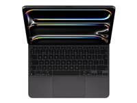 Apple Magic Keyboard - Tastatur og folioveske - med styrepute - bakbelysning - Apple Smart connector - QWERTY - Norsk - svart - for 13-inch iPad Pro (M4) MWR53H/A