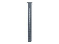 Apple - Forlengelse av klokkerem for smart armbåndsur - 49 mm, svart titanfinish - 130 - 250 mm - anker blå - for Watch Hermès Series 9, SE 3, Series 10, Series 11, Series 8, Series 9, Ultra 2, Ultra 3 MGCK4ZM/A