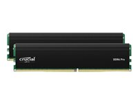 Crucial - DDR4 - sett - 32 GB: 2 x 16 GB - DIMM 288-pin - 3200 MT/s / PC4-25600 - CL22 - 1.2 V - ikke-bufret CP2K16G4DFRA32A