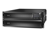 APC Smart-UPS X 2200 Rack/Tower LCD - UPS (rackmonterbar/ekstern) - AC 208/240 V - 1980 watt - 2200 VA - enkeltfase - Ethernet 10/100, RS-232, USB - utgangskontakter: 11 - 2U - svart - APC Take-Back - med APC UPS Network Management Card SMX2200R2HVNC