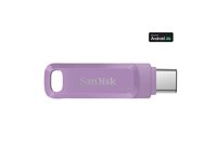 SanDisk Ultra Dual Drive Go - USB-flashstasjon - 2 TB - USB 3.2 Gen 1 / USB-C - lavendel SDDDC3-2T00-G46L