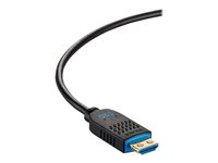 C2G 35ft (10.7m) C2G Performance Series High Speed HDMI Active Optical Cable (AOC) - 4K 60Hz Plenum Rated - High Speed - HDMI-kabel - HDMI hann til HDMI, 24 pin USB-C - 10.7 m - svart - 4K 60Hz støtte, plenum, Active Optical Cable (AOC) C2G41483