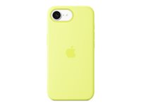 Apple - Baksidedeksel for mobiltelefon - silikon - neongul - for iPhone 16e MGYW4ZM/A