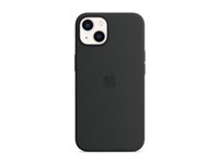 Apple - Baksidedeksel for mobiltelefon - MagSafe-samsvar - silikon - midnatt - for iPhone 13 MC4A4ZM/A