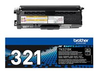 Brother TN321BK - Svart - original - tonerpatron - for Brother DCP-L8400, DCP-L8450, HL-L8250, HL-L8350, MFC-L8650, MFC-L8850 TN321BK