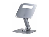 StarTech.com - Notebookstativ - 360° swivel, telescopic height adjustment - skrivebord - sølv ATER-LAPTOP-RISER