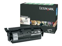 Lexmark - Ekstra høy ytelse - svart - original - tonerpatron LCCP, LRP - for Lexmark T654dn, T654dtn, T654n T654X04E