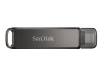 SanDisk iXpand Luxe - USB-flashstasjon - 256 GB - USB-C / Lightning SDIX70N-256G-GN6NE