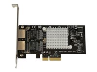 StarTech.com Dual Port PCI Express (PCIe x4) Gigabit Ethernet Server Adapter - 2 Port Network Card - Intel i350 NIC - GbE Network Card (ST2000SPEXI) - Nettverksadapter - PCIe 2.1 x4 - Gigabit Ethernet x 2 ST2000SPEXI