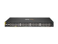 HPE Aruba Networking CX 6100 48G Class4 PoE 4SFP+ 740W Switch - Switch - L3 - Styrt - 48 x 10/100/1000 (PoE+) + 4 x 1 Gigabit / 10 Gigabit SFP+ (opplink) - side til side-luftflyt - rackmonterbar, veggmonterbar - PoE+ (740 W) - CTO R9Y04A#ABB