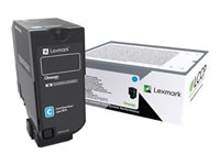 Lexmark - Cyan - original - tonerpatron - for Lexmark CS727de, CS728de, CX727de 75B0020