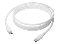 dbramante1928 re-charge - USB-kabel - 24 pin USB-C (hann) til 24 pin USB-C (hann) - USB 2.0 - 2.5 m - USB Power Delivery (100 W), up to 480 Mbps, flettet kabel CB25CCWH7091