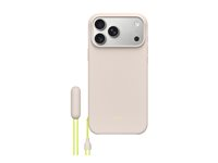 Beats - Baksidedeksel for mobiltelefon - med stativ og kamerakontroll - MagSafe-samsvar - polykarbonat - kalkstein - for iPhone 17 Pro Max MGTQ4LL/A
