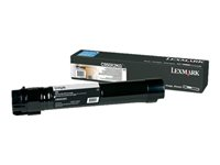 Lexmark - Ekstra høy ytelse - svart - original - tonerpatron LCCP - for Lexmark C950DE, C950dte C950X2KG