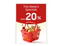 Samsung EM13DX - 13" Diagonalklasse (13.3" synlig) - EMDX series e-Paper display - E Ink Spectra 6 - intelligent skilting - Tizen OS 1600 x 1200 - PoE - hvit LH13EMDIBGBXEN