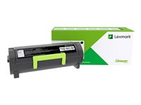 Lexmark 502UE - Ekstra høy ytelse - svart - original - tonerpatron Lexmark Corporate - for Lexmark MS510dn, MS510dtn, MS610de, MS610dn, MS610dte, MS610dtn 50F2U0E