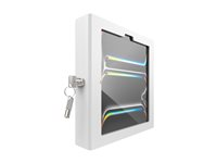 Compulocks iPad Pro M4 11" (2024), Apex Enclosure Core Stand - Monteringssett (hus, stativ) - for nettbrett - låsbar - metallramme - hvit - skjermstørrelse: 11" - skranke, veggmonterbar - for Apple 11-inch iPad Pro (M4) 111W11PAPX4W