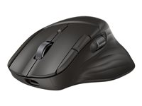 HP 785M - Mus - høyrehendt - optisk - 6 knapper - trådløs - Bluetooth, 2.4 GHz - USB trådløs mottaker - svart B8YX4AA#ABB