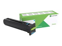 Lexmark - Cyan - original - tonerpatron LCCP, LRP - for Lexmark CS820de, CS820dte, CS820dtfe 72K2XCE