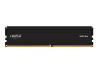 Crucial Pro - DDR5 - modul - 48 GB - DIMM 288-pin lav profil - 5600 MT/s / PC5-44800 - CL46 - 1.1 V - ikke-bufret - on-die ECC - matt svart CP48G56C46U5
