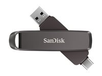 SanDisk Extreme PRO Dual Drive - USB-flashstasjon - 1 TB - USB-C 3.2 Gen 2 SDDDE1-1T00-G46