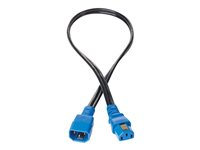 HPE Jumper Cord - Strømkabel - power IEC 60320 C13 til IEC 60320 C14 - AC 250 V - 10 A - 2 m - flintgrå - Hele verden - for Apollo 4510 Gen9; Modular Smart Array P2000 G3; ProLiant DL360p Gen8, XL290n Gen10; Rack AF573A
