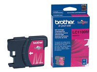 Brother LC1100M - Magenta - original - blekkpatron - for Brother DCP-185, 385, 395, 585, J715, MFC-490, 5490, 5890, 5895, 6890, 790, 795, 990, J615 LC1100M