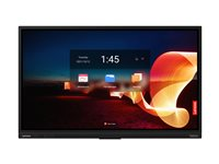 Lenovo ThinkVision T75 - 75" Diagonalklasse LED-bakgrunnsbelyst LCD-skjerm - interaktiv - med touchscreen (multi touch) / 8-microphone array / detachable 4K camera - Android - 4K UHD (2160p) 3840 x 2160 - HDR - Direct LED - ravnsort 62F4WA1CEK