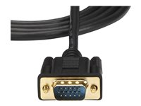 StarTech.com HDMI to VGA Cable - 3 ft / 1m - 1080p - 1920 x 1200 - Active HDMI Cable - Monitor Cable - Computer Cable (HD2VGAMM3) - Adapterkabel - HDMI, Micro-USB type B (kun strøm) til HD-15 (VGA) hann - 1 m - svart - aktiv, 1920 x 1200 (WUXGA)-støtte HD2VGAMM3