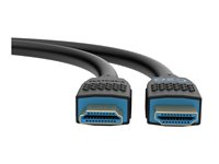 C2G 12ft (3.6m) C2G Performance Series Ultra Flexible High Speed HDMI Cable - 4K 60Hz In-Wall, CMG (FT4) Rated - High Speed - HDMI-kabel med Ethernet - HDMI hann til HDMI hann - 3.6 m - svart - 4K 60Hz støtte, toretnings C2G10399