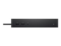 Dell Universal Dock - UD22 - Dokkingstasjon - USB-C - 2 x DP, HDMI, USB-C - 1GbE - 96 watt - BTO - med 3 års Advanced Exchange Basic Warranty DELL-UD22