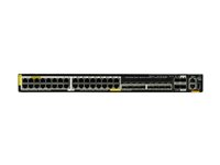 HPE Aruba Networking CX 6300M 32p Smart Rate 5G CL8 8p SFP+ 10G LRM 2p SFP56 50G 2p SFP28 25G MACsec Switch - Switch - L3 - Styrt - 32 x 1/2.5/5GBase-T (PoE++) + 8 x 10 Gigabit SFP+ + 2 x 50 Gigabit Ethernet SFP56 + 2 x 25 Gigabit SFP28 - rackmonterbar - PoE++ (2880 W) - BTO S4P42A