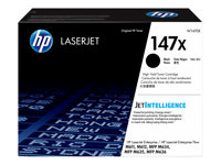HP 147X - Høy ytelse - svart - original - LaserJet - tonerpatron (W1470X) - for LaserJet Enterprise MFP M634, MFP M637; LaserJet Enterprise Flow MFP M634, MFP M635 W1470X
