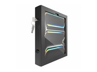 Compulocks iPad Pro M4 13" (2024), Apex Enclosure Swing Wall Mount - Monteringssett (stativ, hus, veggmontering) - for nettbrett - låsbar - metallramme - svart - skjermstørrelse: 13" - veggmonterbar - for Apple 13-inch iPad Pro (M4) 827B13PAPX4B