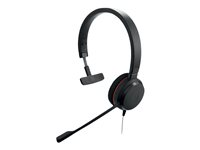 Jabra Evolve 20SE UC mono - Hodesett - on-ear - kablet - USB-C, USB-A - lydisolerende - Alcatel-Lucent Certified, Avaya Certified, Certified for Microsoft Teams, Cisco Certified, Unify Certified 4993-829-469