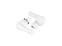Belkin SoundForm Rhythm - True wireless-hodetelefoner med mikrofon - i øret - Bluetooth - aktiv støydemping - hvit AUC015HQWH
