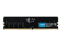 Crucial - DDR5 - modul - 16 GB - DIMM 288-pin - 4800 MT/s / PC5-38400 - CL40 - 1.1 V - ikke-bufret - ikke-ECC CT16G48C40U5