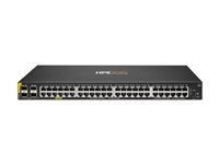 HPE Aruba Networking CX 6000 48p 10M/100M/1G Class4 PoE 4p SFP 1G 740W Switch - Switch - Styrt - 48 x 10/100/1000 (PoE+) + 4 x Gigabit SFP (opplink) - side til side-luftflyt - rackmonterbar, veggmonterbar - PoE+ (740 W) - BTO R9Y03B