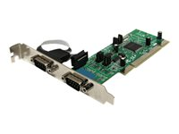 StarTech.com 2 Port PCI RS422/485 Serial Adapter Card with 161050 UART - Serial adapter - PCI-X - RS-422/485 x 2 - PCI2S4851050 - Seriell adapter - PCI-X - RS-422/485 x 2 PCI2S4851050