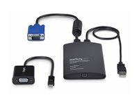 StarTech.com Portable Laptop Crash Cart Adapter, USB/VGA/Mini DisplayPort KVM Console, File Transfer and Video Capture - KVM-svitsj - 1 x KVM port(s) - 1 lokalbruker - stasjonær - TAA-samsvar NOTECONS02-VGA-MDP