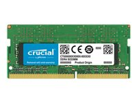 Crucial - DDR4 - modul - 16 GB - SO DIMM 260-pin - 2400 MT/s / PC4-19200 - CL17 - 1.2 V - ikke-bufret - ikke-ECC CT16G4SFD824A
