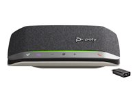 Poly Sync 20-M - Smart høyttalertelefon - Bluetooth - kablet, trådløs - USB-A, USB-C - svart - Certified for Microsoft Teams B95VMUT#AC3