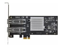 StarTech.com 2-Port GbE SFP Network Card, PCIe 2.0 x1, Intel I350-AM2 2x 1GbE Controller, 1000BASE Copper/Fiber Optic, Dual-Port Gigabit Ethernet NIC, Desktop/Server Backplanes - Windows and Linux Compatible (P021GI-NETWORK-CARD) - Nettverksadapter - PCIe 2.0 - Gigabit SFP x 2 - svart P021GI-NETWORK-CARD
