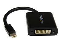 StarTech.com Mini DisplayPort to DVI Adapter - 1920x1200 - 1080p - Dongle - Monitor Adapter - Mini DisplayPort Adapter - Mini DP to DVI (MDP2DVI3) - DVI-adapter - Mini DisplayPort (hann) til DVI-I (hunn) - 17 cm - svart MDP2DVI3
