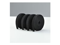 StarTech.com - Krok- og sløyfefesteinnretning - 4.6 m - svart (en pakke 4) HKLP15054PK