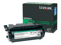 Lexmark - Høy ytelse - svart - original - gjenfabrikert - tonerpatron LCCP - for Lexmark T630, T632, T634, T634dtn-32, X630, X632, X634 12A7612
